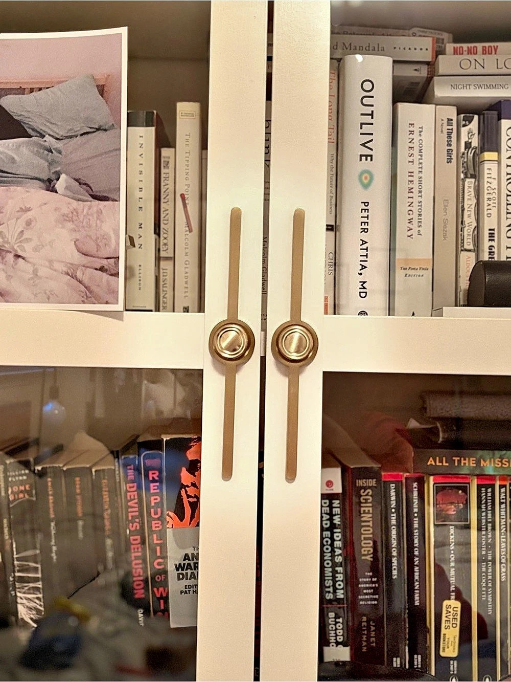 Brushed Brass Gold-Tone Hardware (listing 4) - Picture 3 of 9
